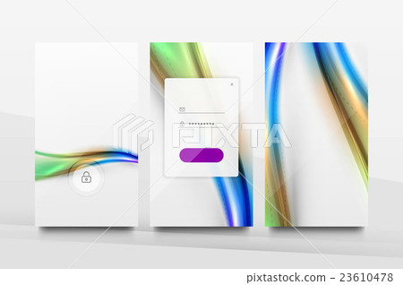 Mobile application interface background design 23610478