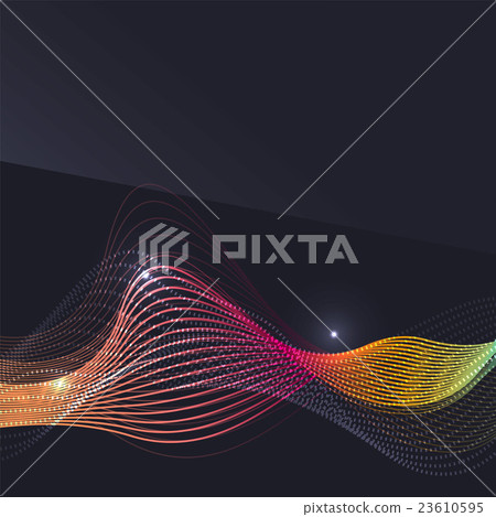 Smoke pattern on dark background 23610595