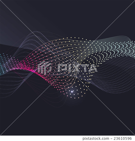 Smoke pattern on dark background Smoke pattern on dark background 23610596