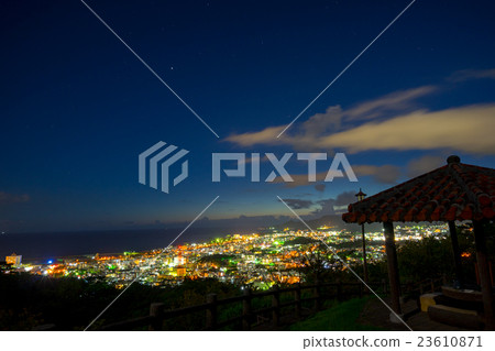 [沖繩縣]名護中央公園的夜景 23610871