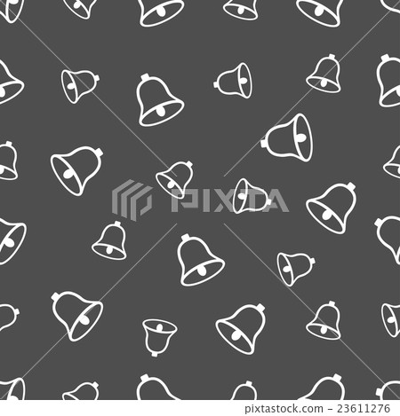 seamless pattern with bell-插圖素材 [23611276] - PIXTA圖庫