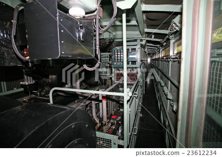 EF63 electric locomotives engine room EF63 electric locomotives engine room 23612234