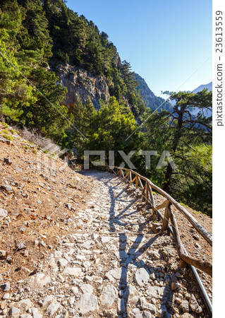 Samaria Gorge on Crete, Grece 23613559
