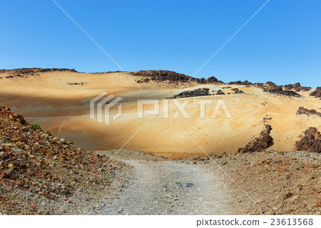Volcanic bombs on Montana Blanca, Tenerife 23613568