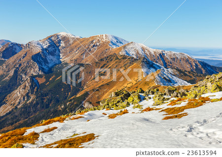 Winter view of High Tatra Mountains, Poland 23613594
