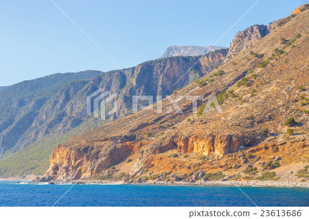 south coast of Crete near Agia Roumeli, Greece south coast of Crete near Agia Roumeli, Greece 23613686