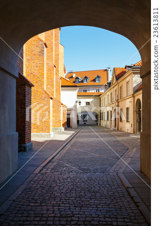 Old town square in Warsaw in a sunny day. Poland Old town square in Warsaw in a sunny day. Poland 23613811