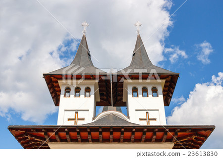 Orthodox church in Manastirea Prislop, Romania Orthodox church in Manastirea Prislop, Romania 23613830