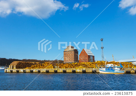 View on harbor in Kolobrzeg 23613875