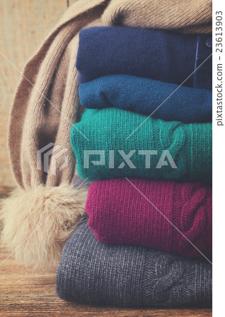 set of woolen clothes 23613903