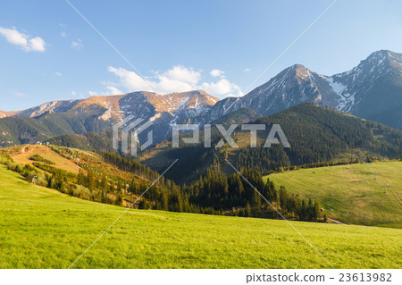 View of the Belianske Tatra Mountains, Slovakia 23613982