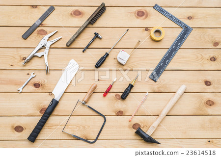 tools with wooden 23614518