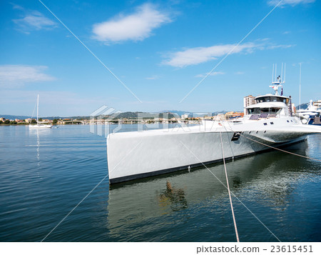 Luxury Yacht in the Mediterranean Sea. 23615451