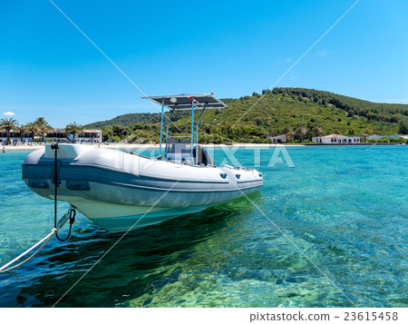 boats in beautiful blue sea. boats in beautiful blue sea. 23615458