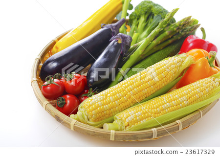 夏季蔬菜組圖像 夏季蔬菜組圖像 23617329