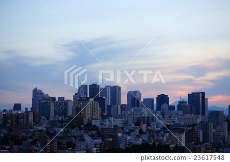 Tokyo at dusk 23617548