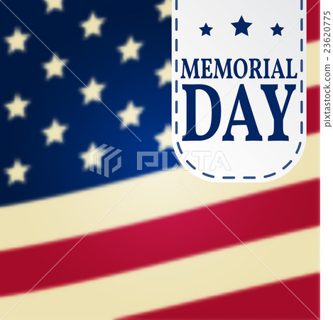 Happy Memorial Day background template. 23620775