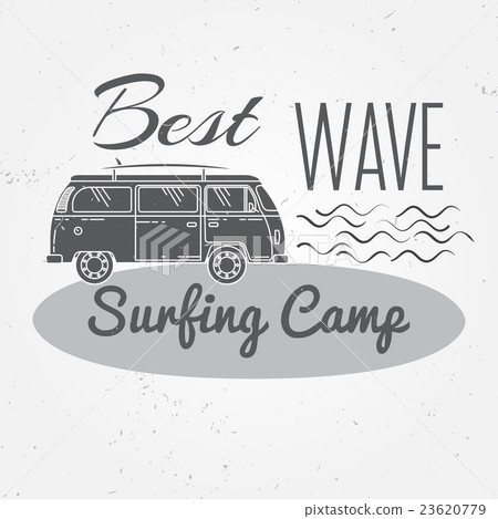 Surfing camp concept  23620779