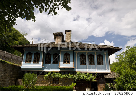 Houses in the ethnographic museum Etar Houses in the ethnographic museum Etar 23620909