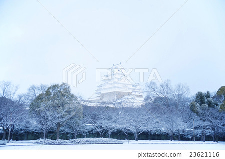 姬路城堡雪景 23621116