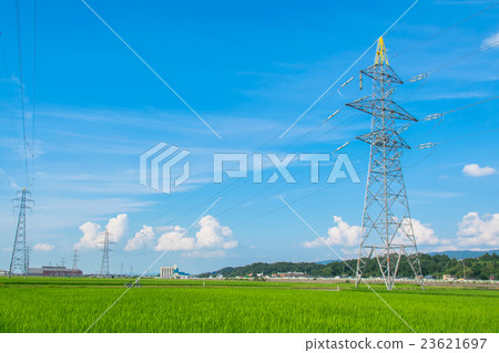 blue sky and tower blue sky and tower 23621697