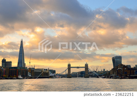 Stock image of River Thames, London, UK.. Stock image of River Thames, London, UK.. 23622251