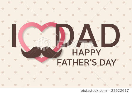 Happy Father's Day greeting card. 23622617