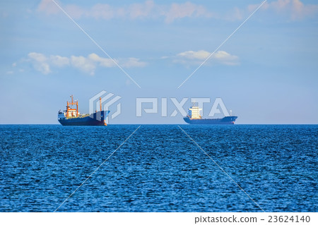 Cargo Ships on Roadstead 23624140