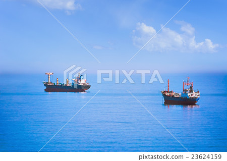 Cargo Ships in the Sea 23624159