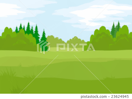 Landscape, Summer Forest, Low Poly 23624945
