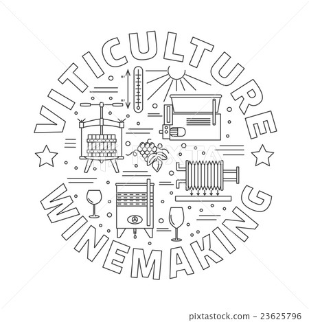 Winemaking, wine tasting graphic design concept Winemaking, wine tasting graphic design concept 23625796
