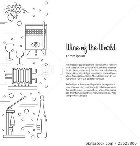 Winemaking, wine tasting graphic design concept 23625800
