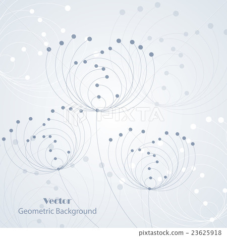 Geometric pattern with connected lines and dots. Geometric pattern with connected lines and dots. 23625918