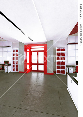 Empty modern office interior work place 23626464