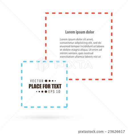 Abstract concept vector empty speech square quote - Stock Illustration ...