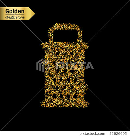 Gold glitter vector object Gold glitter vector object 23626695