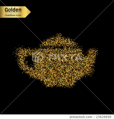 Gold glitter vector object Gold glitter vector object 23626698