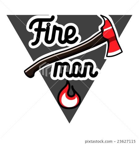 Color vintage fireman emblems Color vintage fireman emblems 23627115