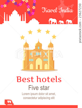 Stock Illustration: Travel India Conceptual Poster