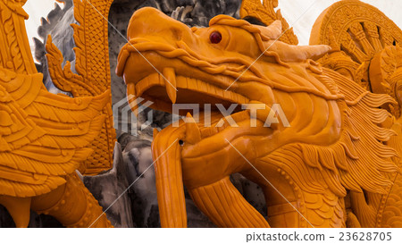 dragon candle carving for Buddhist Lent dragon candle carving for Buddhist Lent 23628705