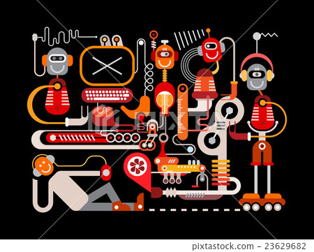 Future World Vector Illustration 23629682