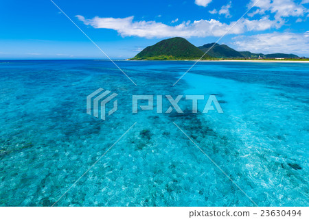 Sea, landscape, seascape, Okinawa. 23630494