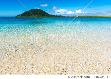 海灘，海，風景，沖繩。 23630501