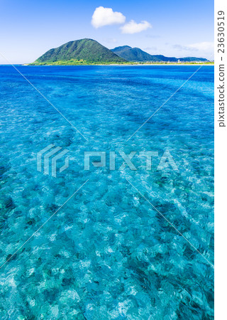 海,景觀,海景,沖繩。 海,景觀,海景,沖繩。 23630519