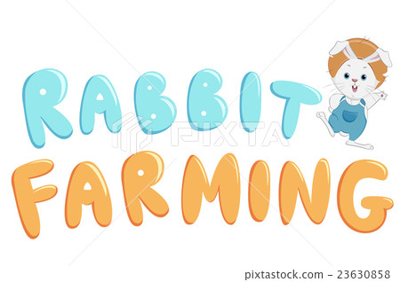 图库插图 rabbit farming