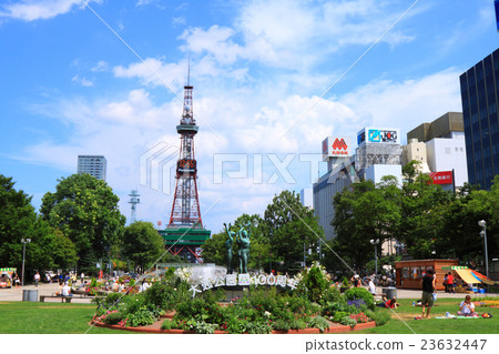 札幌大通公園噴泉電視塔 札幌大通公園噴泉電視塔 23632447