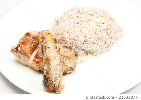 Nasi Dagang Red Rice cooked with coconut Nasi Dagang Red Rice cooked with coconut 23633877