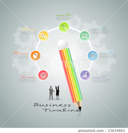 Design pencil Infographics tamplate. Design pencil Infographics tamplate. 23634663