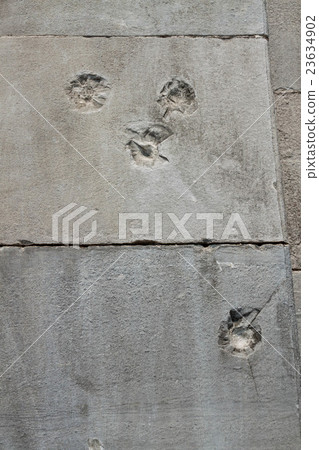 Vietnam Magnifique at the Vietnam War remaining at the royal gate (gold) of the Nguyen Dynasty in Hue Vietnam Magnifique at the Vietnam War remaining at the royal gate (gold) of the Nguyen Dynasty in Hue 23634902