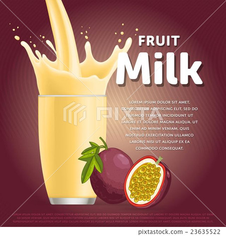 图库插图: passion fruit sweet milkshake dessert cocktail